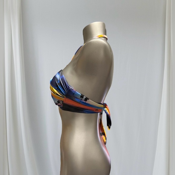 💟La Vie En Rose Multicolor Bikini Top - Picture 4 of 13